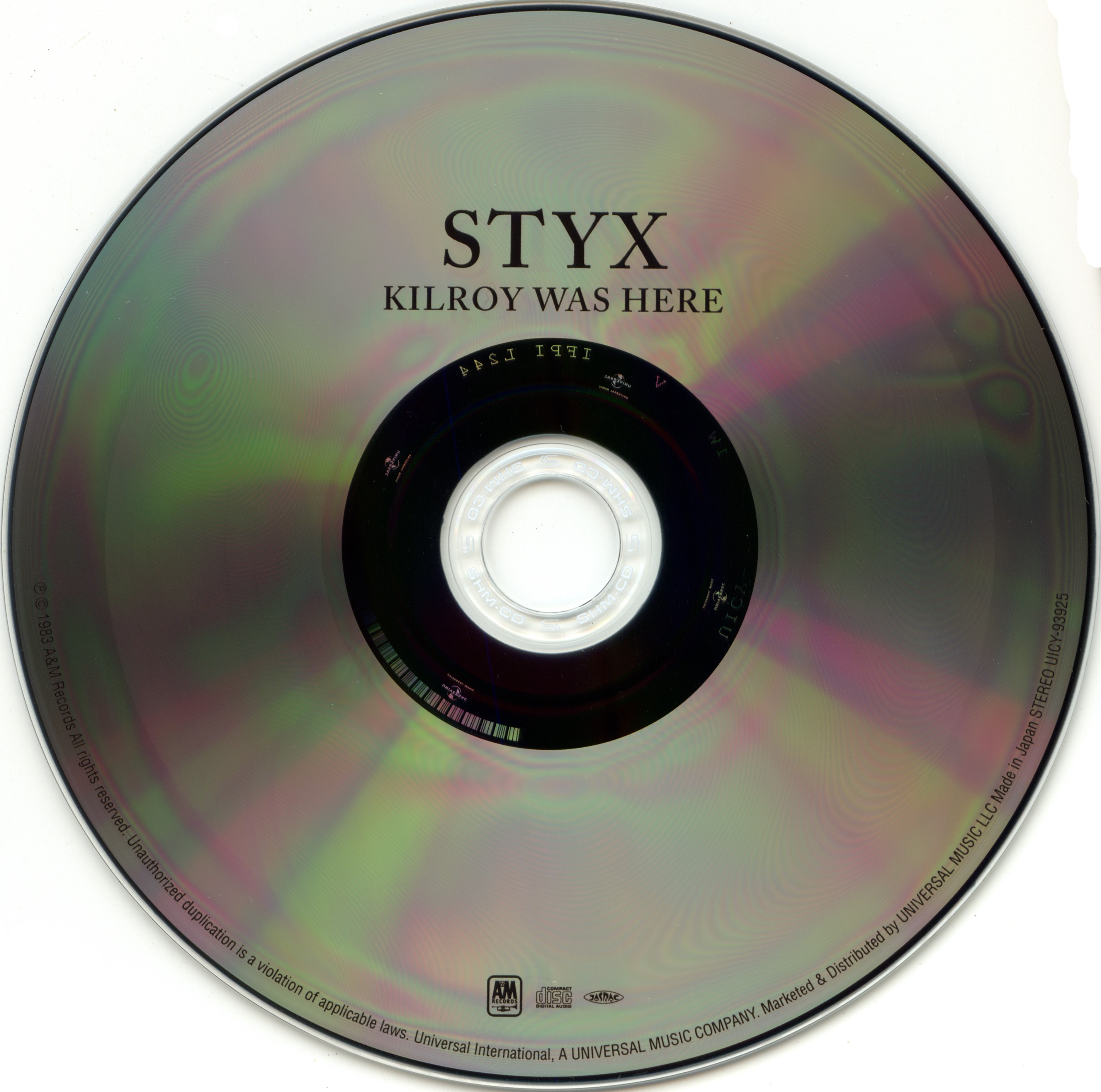 Styx  Kilroy Was Here; limited edition : CD